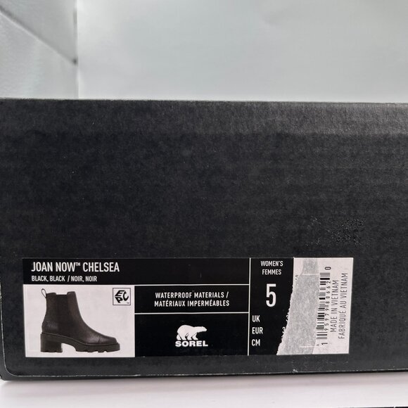 Sorel Joan of Arctic Chelsea – Women’s Size 5 – Black/Black – BRAND NEW in Box! - Picture 12 of 12